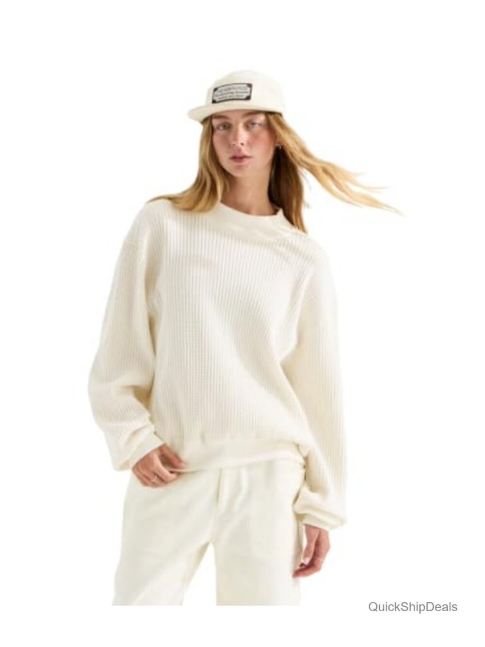 Women's Cotton Thermal Mock Neck Long Sleeve Shirt